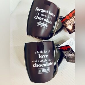 2 Hersheys Mugs with Coco Fun Love Quotes 🎁Gift